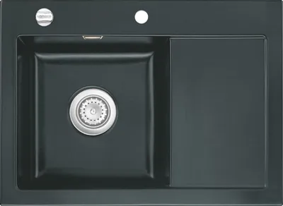 Produktbild von Flächenbündige Spüle MERA 70 F EIBE mit Becken links u. Excenterbedienung