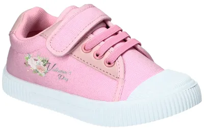 Produktbild von American Club TEN189, Mädchen Turnschuhe Klettverschluss Leder-Einlegesohle leicht bequem, Pink 29