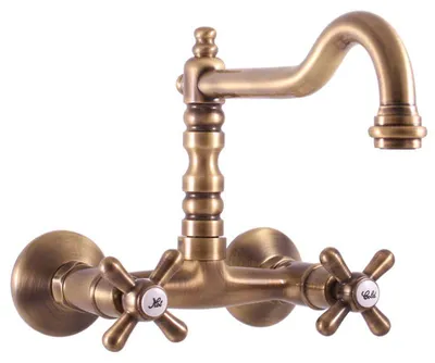 Immagine prodotto di Rubinetto per lavabo RAV Slezák MK102.5/28SM Morava Retro, colore ottone anticato, misura 150 mm