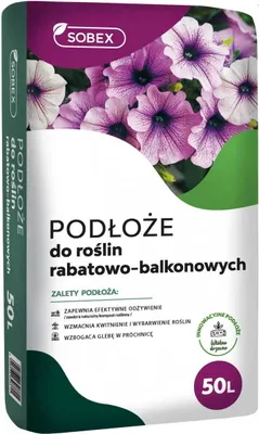 Produktbild von Pflanzsubstrat für Beet-, Balkon- und Kübelpflanzen (B+R 2) Sobex 50L