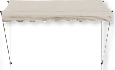 Produktbild von Grasekamp Klemmmarkise Ontario 255x130cm Sand Beige Balkonmarkise höhenverstellbar von 200cm-320cm