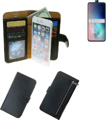 Produktbild von K-S-Trade Schutz Hülle kompatibel mit Elephone PX Klapphülle Case Phone cover Slim Handytasche Handy Hülle schwarz aus Kunstleder (1 Stk)