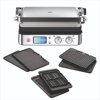 Produktbild von Multifunktionsgrill, BRAUN Multi Pro 9, 2000 W, 3 Heizstufen, Schwarz/Edelstahl
