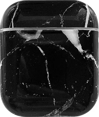 Image de Housse de protection pour AirPods - Marbre noir
