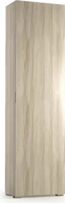 Produktbild von Mehrzweckschrank Ddarbo, Linearschrank mit 1 Tür und 7 Einlegeböden, Eingangs - oder Badezimmersäule, Modernes Schuhregal, 100%  Italy, 50x30h182 cm, Ulme