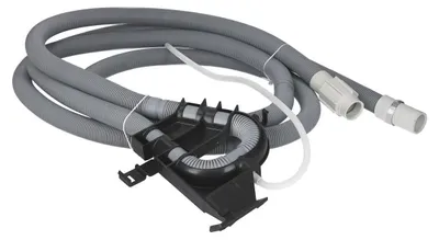 Zdjęcie produktu dla Wąż spustowy Whirlpool + wentylator + zacisk SKIT Bauknecht 481010441234 Oryginalny do zmywarki