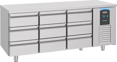 Obrázok produktu pre Chladiaca servírovacia stanica Combisteel s 9 zásuvkami z nehrdzavejúcej ocele 1865x700x850mm