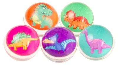 Produktbild von Hüpfball mit Dinosaurier-Aufdruck, 3 cm Durchmesser