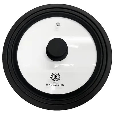 Produktbild von Karl Hausmann univerzální skleněná poklice na hrnce a pánve 18 / 20 / 22 cm se silikonovým okrajem