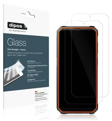 Produktbild von 2x Schutzfolie für Blackview BV4800 SE - Anti-Shock 9H Folie dipos Glass Kunststoffglas