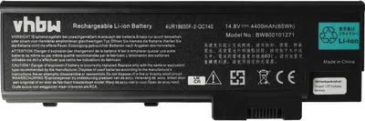 Produktbild von vhbw Akku kompatibel mit Acer Extensa 2303LM, 2308, 2304, 2303, 2308LCi, 2304WLMi, 2303WLMi, 2301, 2300, 2301WLMi Notebook (4400 mAh, 14,8 V, Li-Ion)