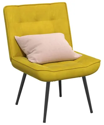 Obrázok produktu pre vidaXL Relax kreslo žlté 64x74x84 cm zamat