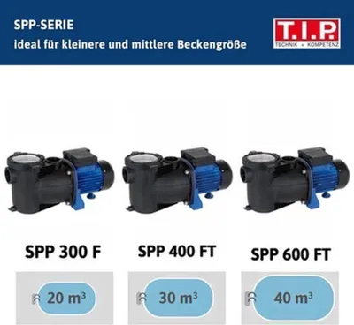 Immagine prodotto di Pompa per piscina – con timer e prefiltro – portata 13.000 litri/ora – per acqua cristallina