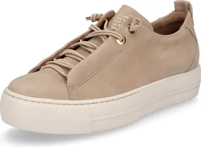 Produktbild von Paul Green Damen Leder Sneaker beige 6,5