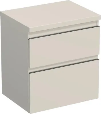 Obrázok produktu pre Skrinka pod umývadlo Jungborn TRENTA kašmírová lesklá 56,7 x 64,6 x 44,5 cm