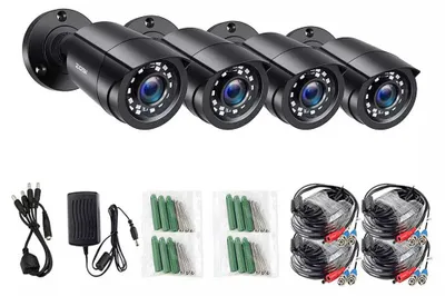Image de Caméra de surveillance - Caméra sans fil - Système de vidéosurveillance - Caméra extérieure avec vision nocturne - 1080P Full HD