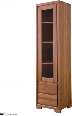 Obrázek produktu pro Klasické vitríny Skříňka vitrína obývací pokoj vitríny design pravé dřevo
