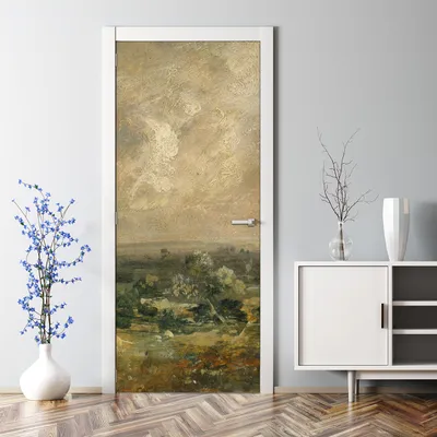 Produktbild von Dekorative Türaufkleber selbstklebend Klebefolie Türtapete Türfolie Berglandschaft 70 x 200 cm