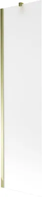 Produktbild von Mexen Next Duschwand 1-flügelig 50 x 150 cm, matt, gold - 895-050-000-00-30-50