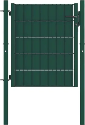 Produktbild von Zauntor aus PVC und Stahl 100 x 81 cm Grün