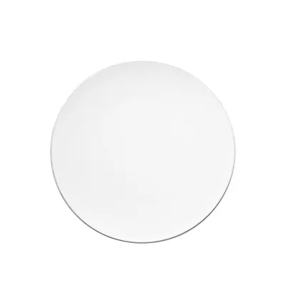 Image de Rosenthal Assiette à déjeuner TAC Gropius Platin, porcelaine, blanc-argent, 22 cm, 11280-403241-10222
