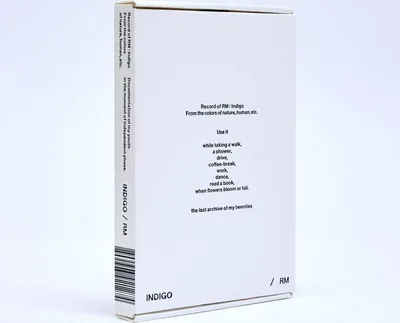Image de RM (Kim Nam-joon) : Indigo (Book Edition)