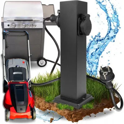Immagine prodotto di Palo da giardino con due prese da 230 V IP44