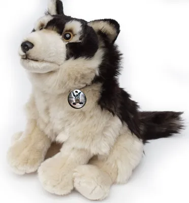 Produktbild von Wolf Kuscheltier sitzend 23 cm sitzend Plüschtier * FENRIS
