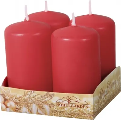 Obrázek produktu pro Nohel Garden Svíčka adventní matná d4x8cm 4ks