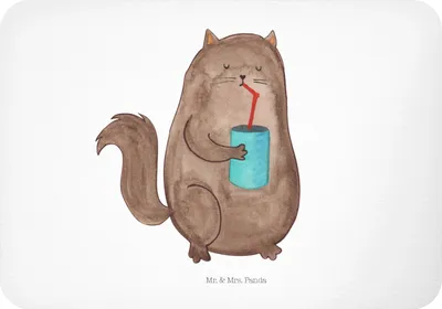 Produktbild von Mr. & Mrs. Panda magnet Katze Dose - Weiß - Geschenk, Katzenfutter, Durstig, zettelhalter, Cat, holzmagnet, Kühlschrankmagnet, trinken, Cats, whiteboardmagnet, haftmagnet
