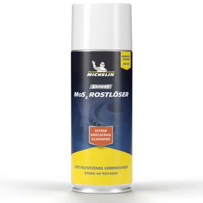 Produktbild von MICHELIN EXPERT MoS2 Rostlöser Spray – Extrem Kriechfähig, Löst Festgefressene Schrauben & Muttern, Schützt Vor Korrosion, Silikonfrei | 400 ml