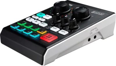 Productafbeelding van ATEN UC8000 Podcast AI-gestuurde audiomixer, MicLIVE, 6-kanaals