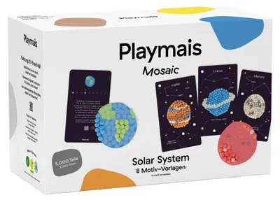 Produktbild von PlayMais Bastel Kreativität Bastelset Mosaic 5000 Solar System ab 3 Jahren
