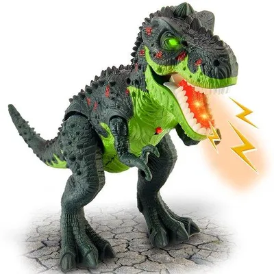 Obrázok produktu pre Interaktívna hračka v podobe dinosaura so svetelnými efektmi, zvukovými efektmi a efektom pary.