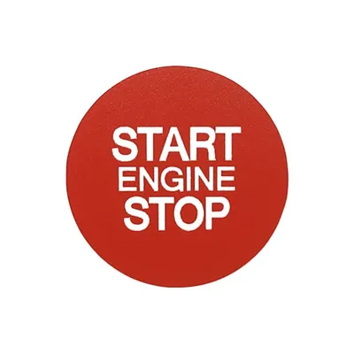 Immagine prodotto di Adesivo Start Engine per Alfa Romeo Giulia Stelvio e Tonale, rosso, set da 2