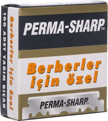 Zdjęcie produktu dla Półostre żyletki Perma-Sharp Zawartość opakowania 100 sztuk
