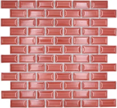 Produktbild von Mosani MOS26-0912, Mosaik, Keramik, Rot, Drinnen, Rechteck