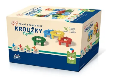 Obrázek produktu pro První stavebnice KROUŽKY - Největší