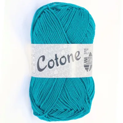 Produktbild von Lana Grossa - Cotone 0010 türkisblau