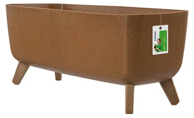 Produktbild von Prosperplast Blumenkasten mit Füßen Gracia Case Eco Wood Natural