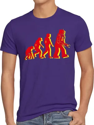 Produktbild von style3 Roboter Evolution Herren T-Shirt sheldon