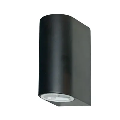 Image de Applique LED Up & Down, noir, H 15 cm
