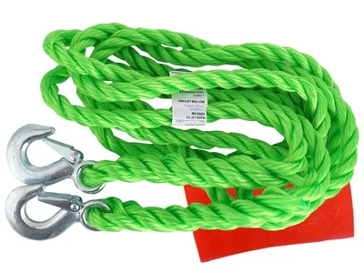 Obrázek produktu pro Tažné lano DMC do 2000 kg opletené háky, 4 m, Heavy Duty