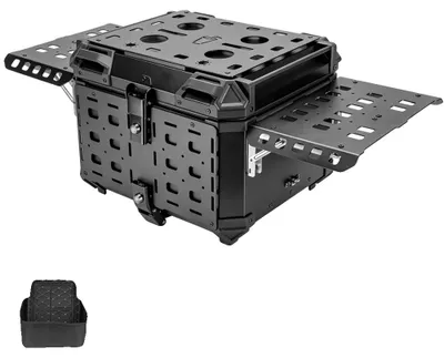Imagen del producto de Maletero para motocicleta, diseño impermeable, sistema de cierre seguro, 55 litros, color (estilo 2)