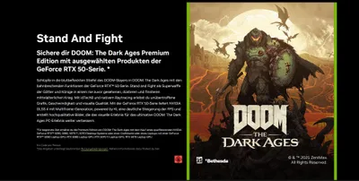 Produktbild von DOOM: The Dark Ages GeForce RTX 50-Serie Bundle