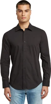 Produktbild von G-star Uniform Slim Langarmhemd Schwarz M Mann Schwarz M