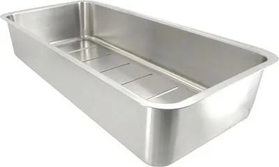 Obrázek produktu pro Blanco odkapávač 417x197 - vložka do dřezu - univerzální nádoba jako příslušenství k dřezu, nerezová ocel