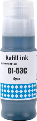 Produktbild von TECHTEK Tinte Ersetzt GI-53C (4673C001) Kompatibel mit [Canon] PIXMA G 550, PIXMA G 650