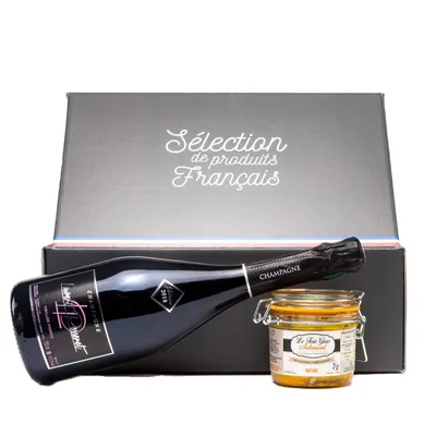 Produktbild von Izarra Geschenkbox – Französisches Foie Gras Nature mit Champagner | Premium Feinkost-Auswahl von Relais Gourmet