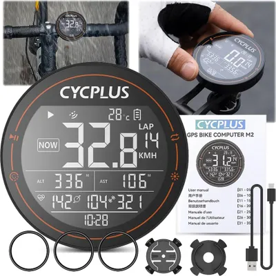 Zdjęcie produktu dla Cycplus M2 bicycle computer - compatibile with Strava, Trainingpeaks etc.